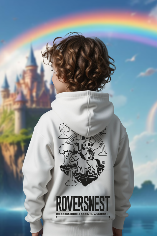 Roversnest Unicorn Hoodie - Wit