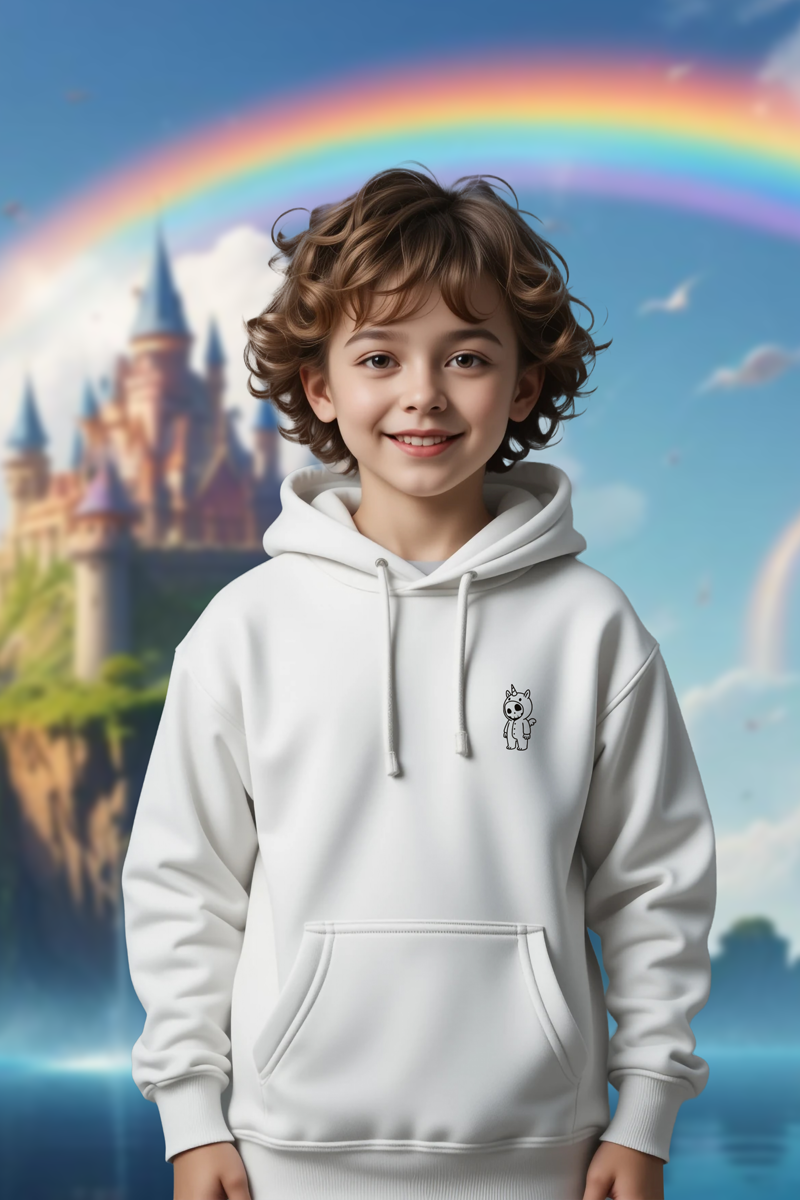 Roversnest Unicorn Hoodie - Wit